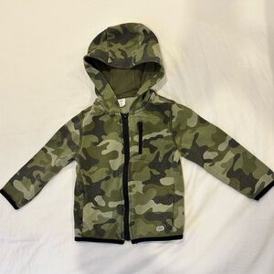 Baby Gap Camo Zip up Hoodie Toddler Boy Size 3T